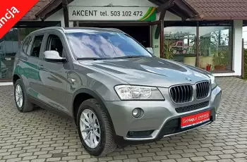 BMW X3 xDrive, automat, bezwypadkowy, niski udokumentowany przebieg
