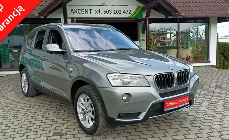 BMW X3 xDrive, automat, bezwypadkowy, niski udokumentowany przebieg zdjęcie 1