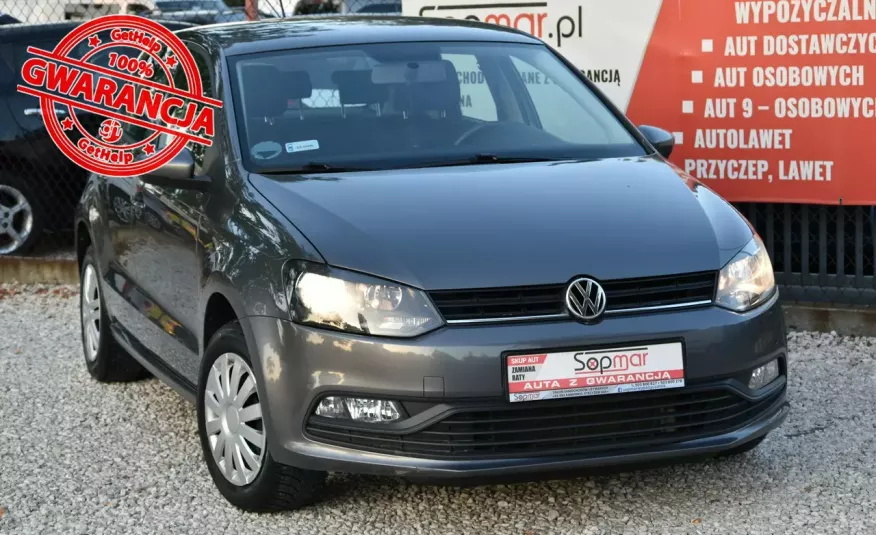 Volkswagen Polo 1.0MPi 75KM 2017r. Klima 5drzwi Isofix przebieg 89tkm zdjęcie 
