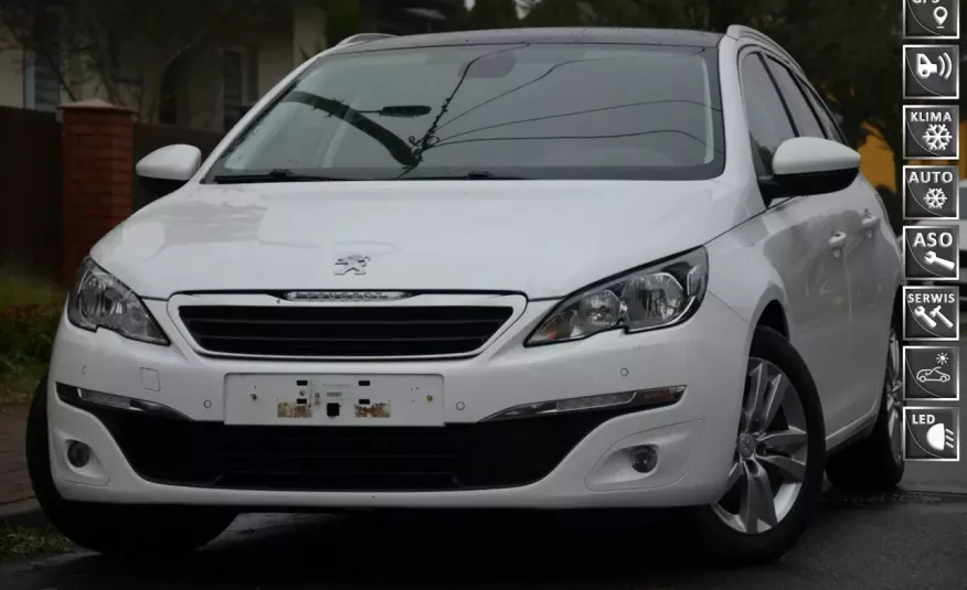 Peugeot 308 SW Zarejestrowany 1.6 Blue HDI Serwis Panorama LED Navi