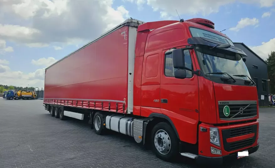 Volvo FH13 XXL 420 2011 r MEGA klima dachowa + KRONE FH13 XXL 420 2011 r MEGA low deck + KRONE zdjęcie 1