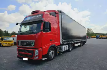 Volvo FH13 XXL 420 EURO 5 2011 r MEGA klima dachowa + KRONE FH13 XXL 420 EURO 5 2011 r MEGA low deck + KRONE