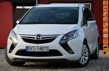 Opel Zafira ZAREJESTROWANA 1.4T LED 7 Foteli Bi-xenon Kamera Navi Serwis Alu