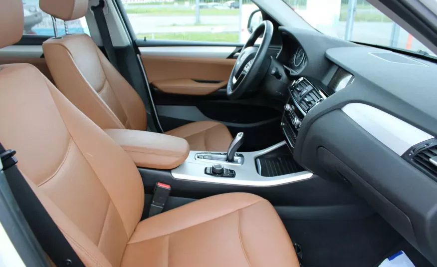 BMW X3 F-Vat, Gwarancja, Salon PL, Automat, Panorama, Skóra, X-DRIVE.190KM, zdjęcie 14