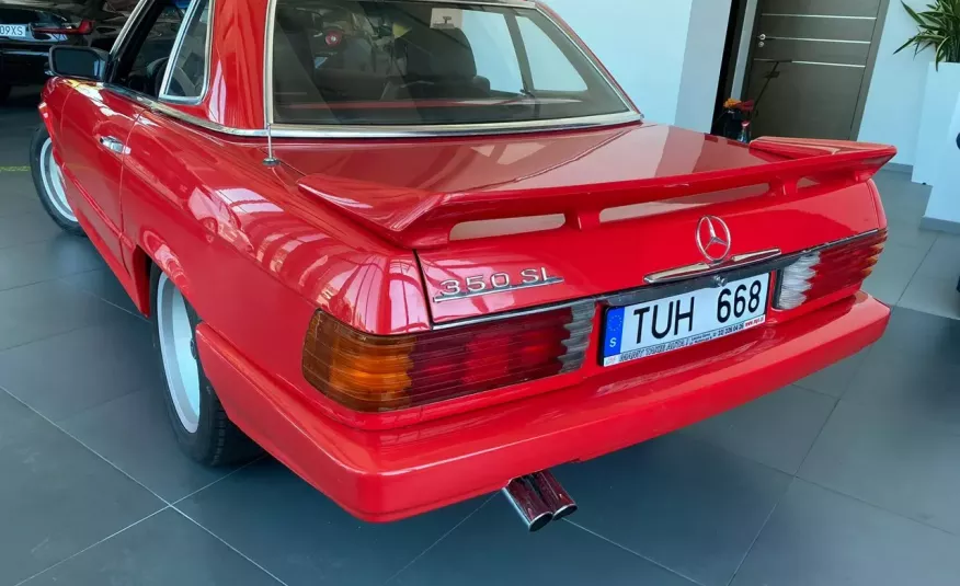 Mercedes SL 350 350 SL, ZENDER, Europa.2 Dachy, Zadbany, 1wł, Szwed, Klasyk i Rarytas, V8 zdjęcie 9