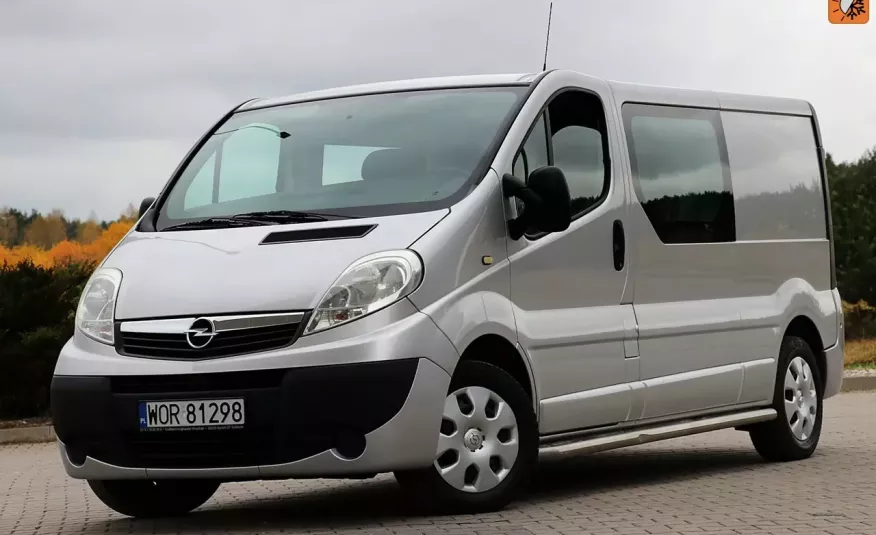Opel Vivaro 5 osobowy Long Brygadówka 114KM Klimatyzacja Hak Niemcy zdjęcie 