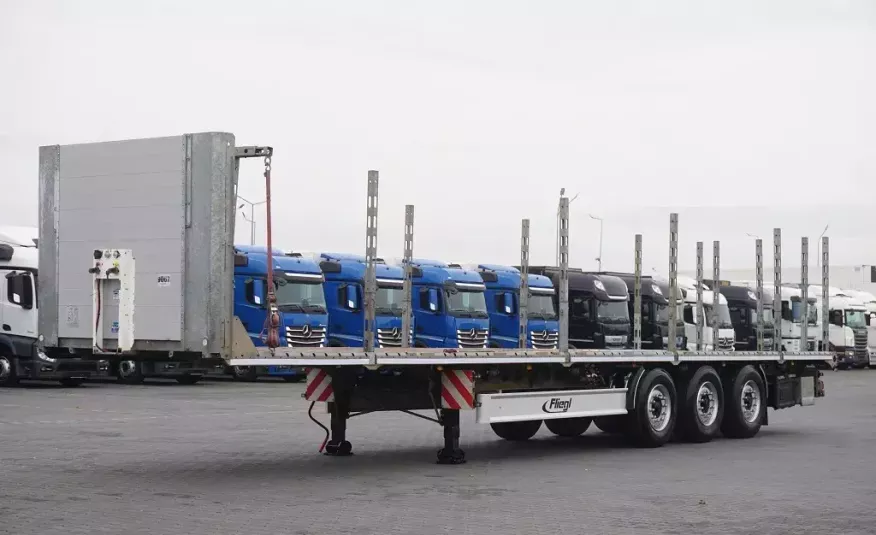 Fliegl PLATFORMA + KŁONICE / OŚ PODNOSZONA zdjęcie 