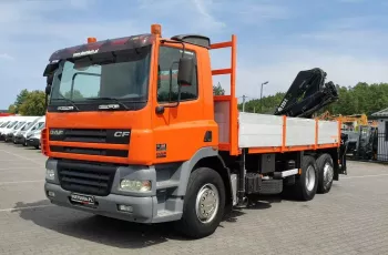 DAF CF 85.380 6x2 Oś Skrętna Skrzynia HDS HIAB 220C + Pilot