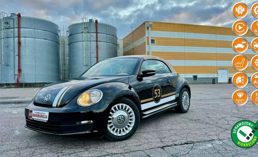 Volkswagen New Beetle kabriolet 1.8TSI 170KM automat skóry podgrzewane fotele śliczny zamina zdjęcie 1