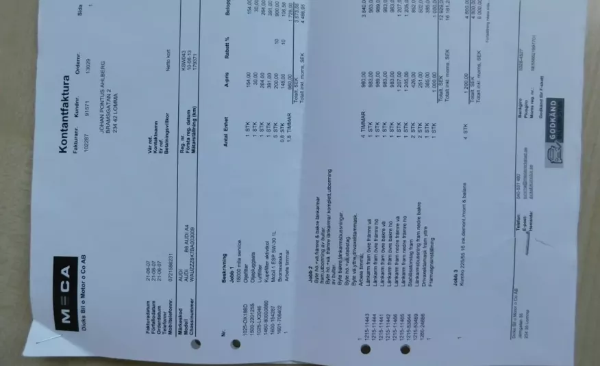 Audi A4 , oryginalny lakier, zadbany zdjęcie 27
