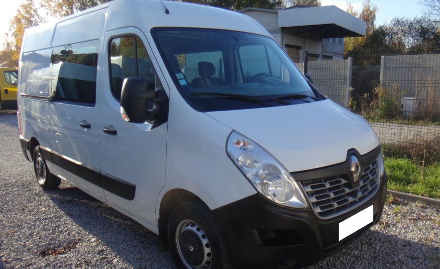 Renault MASTER brygadówka doka dubel kabina 7-os klima 2017 regały zabudowa + stacja paliw CPN zdjęcie 
