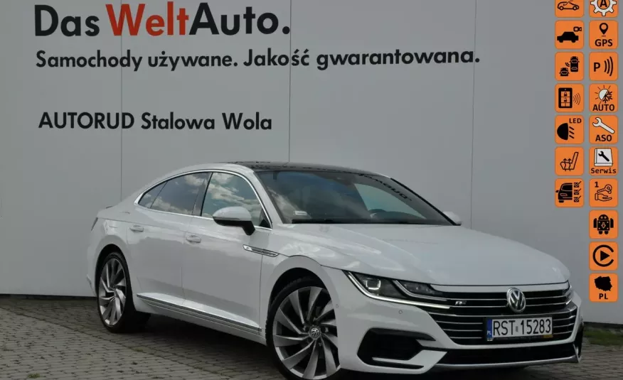 Volkswagen Arteon 2.0TDI 190KM DSG R-Line Kamery360 Hak Automat DCC Virtual 1-wł FV23 zdjęcie 1