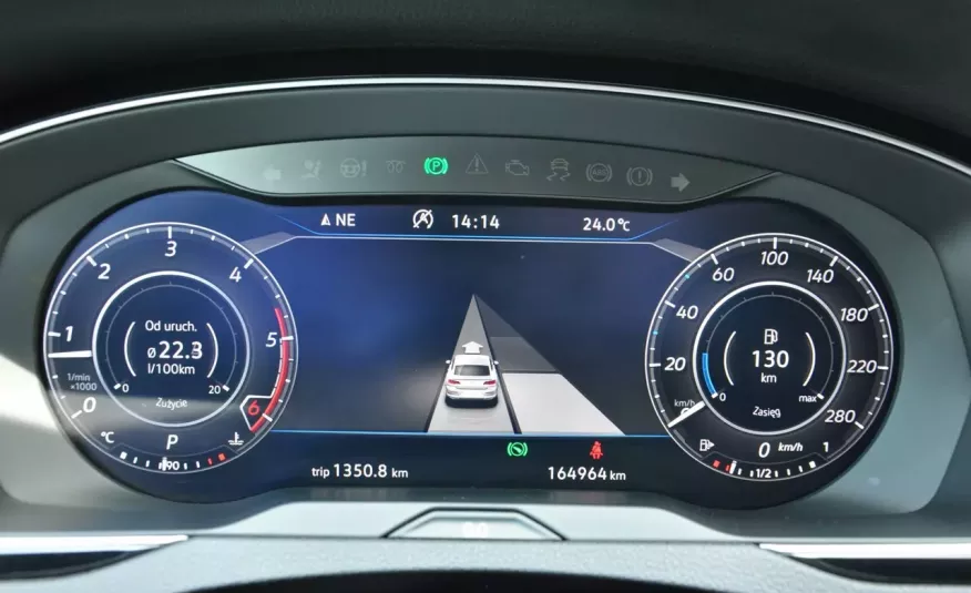Volkswagen Arteon 2.0TDI 190KM DSG R-Line Kamery360 Hak Automat DCC Virtual 1-wł FV23 zdjęcie 10