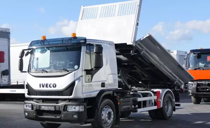 Iveco EUROCARGO 180-320 / 4X2 / WYWROTKA 2 STRONNA / HYDROBURTA / 2020 R zdjęcie 