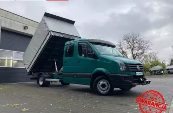 Volkswagen Crafter Wywrotka Plandeka 2012 2.0 160KM Klimatyzacja 7 osobowy Salon PL