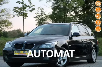 BMW 520 zarejestrowany, klima, automat, skóra