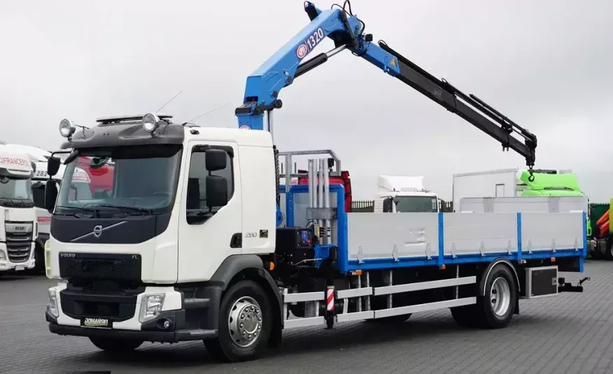 Volvo FL / 280 / E 6 / SKRZYNIOWY + HDS + WINDA / WYSIĘG 12.7 M zdjęcie 