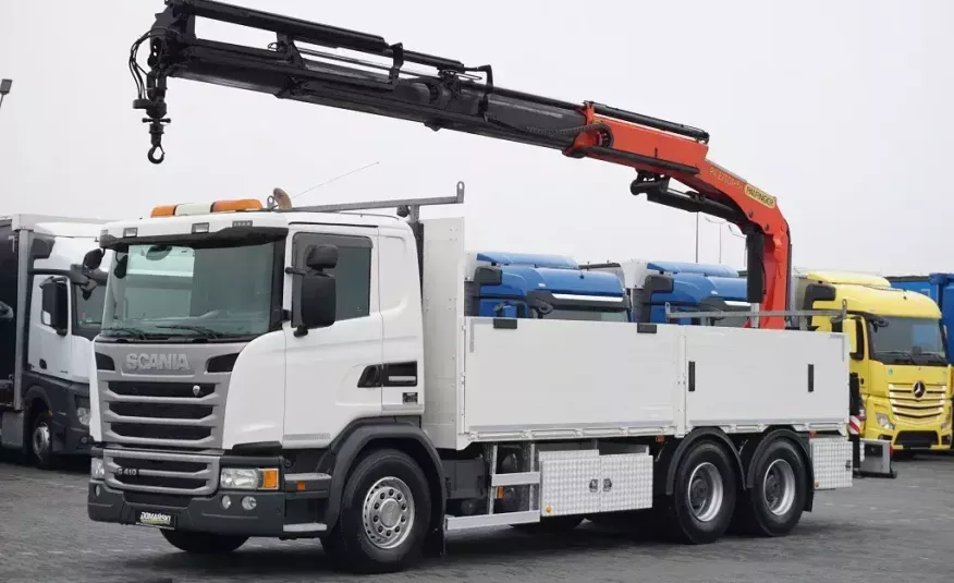 Scania G 410 / E 6 / 6 X 4 / SKRZYNIOWY + HDS / PALFINGER PK 27001 / WYS. 15 M zdjęcie 