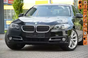 BMW 530 Czarna 530D 258KM Lift 6WB Serwis Jasna Skóra Navi Start/Stop pamięci