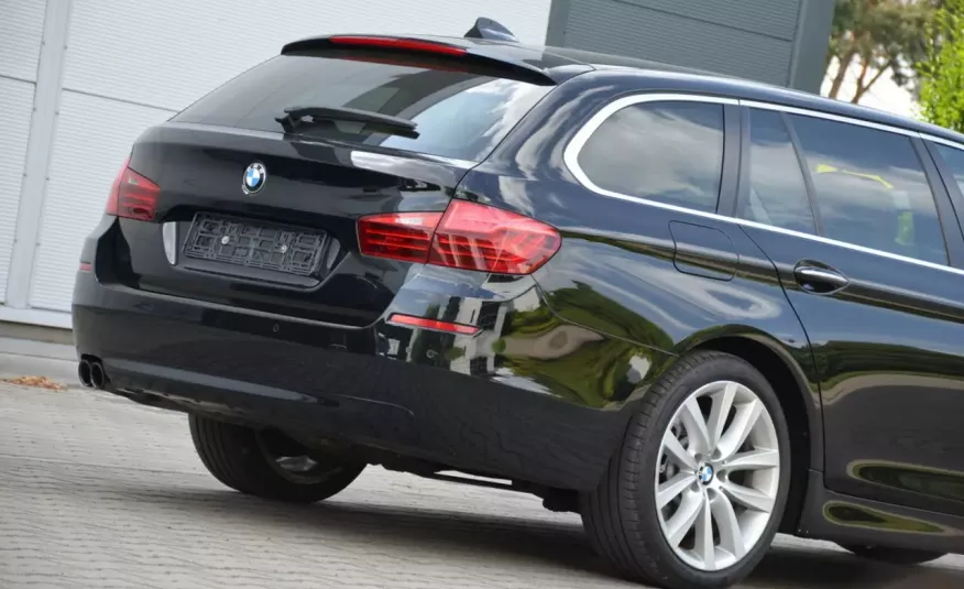 BMW 530 Czarna 530D 258KM Lift 6WB Serwis Jasna Skóra Navi Start/Stop pamięci zdjęcie 3