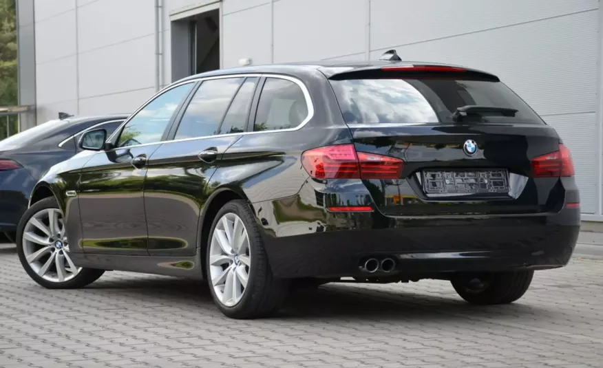 BMW 530 Czarna 530D 258KM Lift 6WB Serwis Jasna Skóra Navi Start/Stop pamięci zdjęcie 6