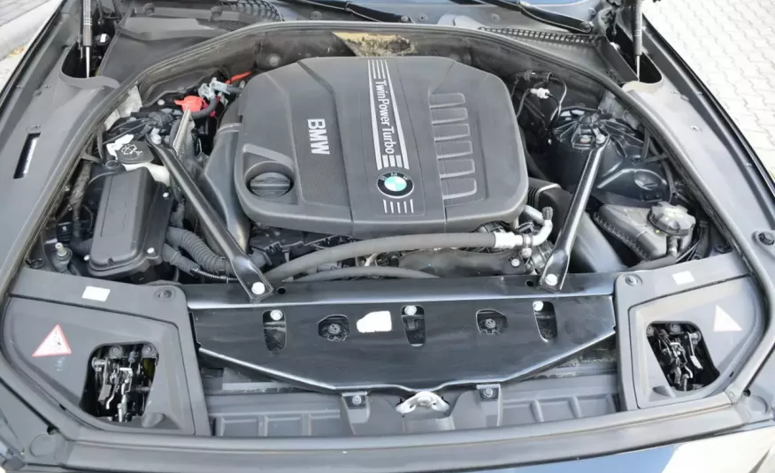 BMW 530 Czarna 530D 258KM Lift 6WB Serwis Jasna Skóra Navi Start/Stop pamięci zdjęcie 10