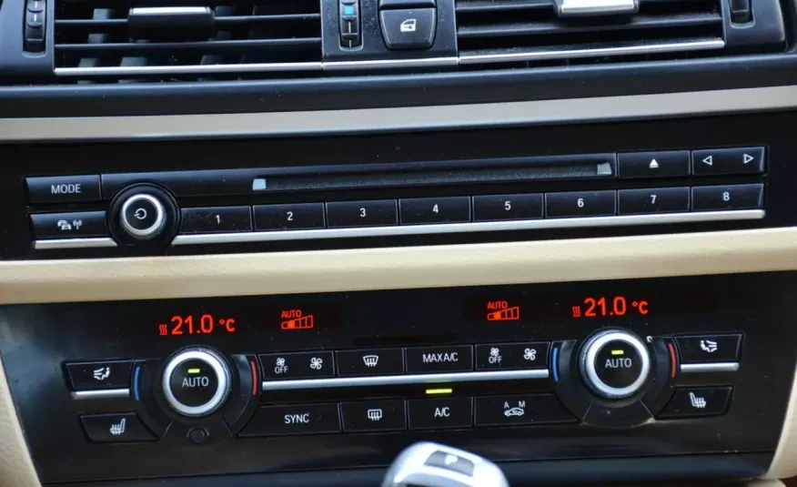 BMW 530 Czarna 530D 258KM Lift 6WB Serwis Jasna Skóra Navi Start/Stop pamięci zdjęcie 19