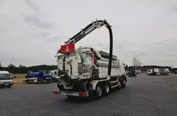 Scania WUKO LARSEN RECYKLING do zbierania odpadów płynnych WUKO asenizacyjny separator beczka odpady czyszczenie kanalizacja