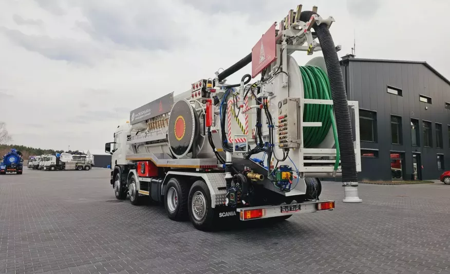 Scania WUKO LARSEN RECYKLING do zbierania odpadów płynnych WUKO asenizacyjny separator beczka odpady czyszczenie kanalizacja zdjęcie 16