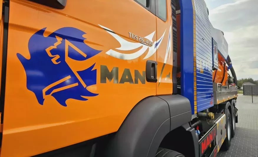 MAN FFG ELEPHANT WUKO KOMBI DO CZYSZCZENIA KANAŁÓW EURO 6 WUKO asenizacyjny separator beczka odpady czyszczenie kanalizacja zdjęcie 5