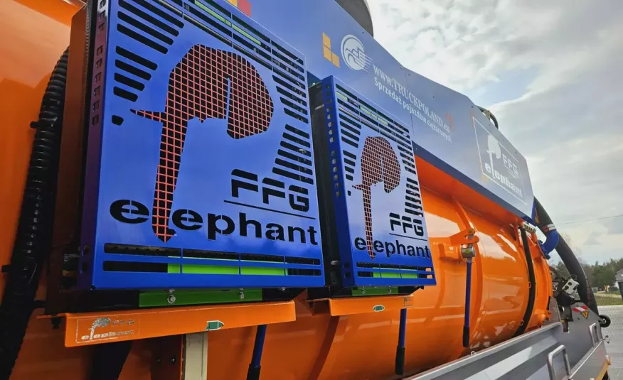 MAN FFG ELEPHANT WUKO KOMBI DO CZYSZCZENIA KANAŁÓW EURO 6 WUKO asenizacyjny separator beczka odpady czyszczenie kanalizacja zdjęcie 7
