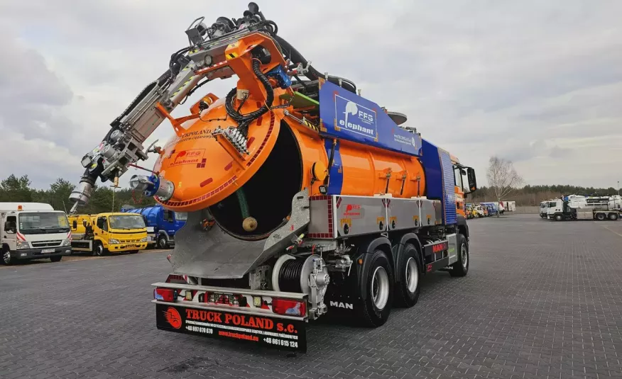MAN FFG ELEPHANT WUKO KOMBI DO CZYSZCZENIA KANAŁÓW EURO 6 WUKO asenizacyjny separator beczka odpady czyszczenie kanalizacja zdjęcie 14
