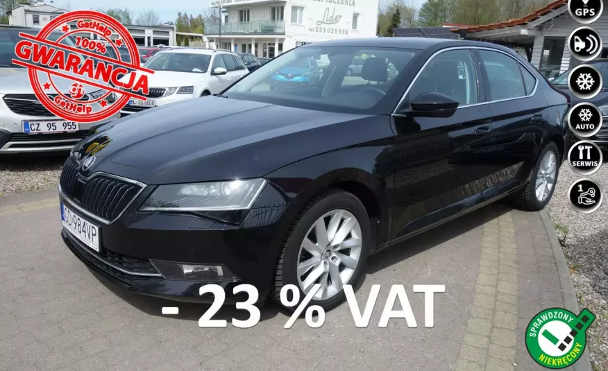 Skoda Superb 2.0TDI 150KM Nawigacja Klimatronic Ledy Xenon El.Klapa Salon PL FV23% zdjęcie 1