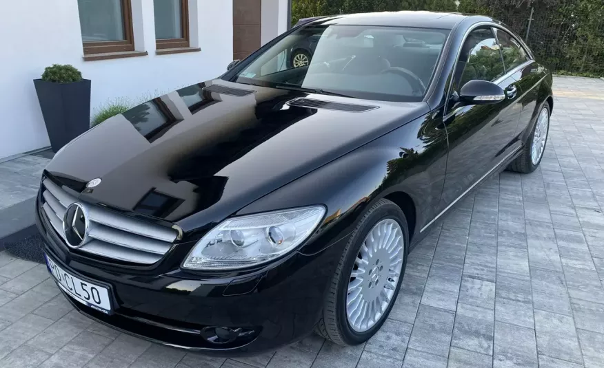 Mercedes CL 500 Bardzo zadbana - 100% oryginalny przebieg - BEZWYPADKOWA zdjęcie 1