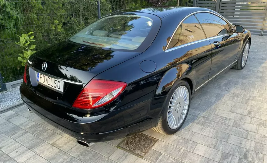 Mercedes CL 500 Bardzo zadbana - 100% oryginalny przebieg - BEZWYPADKOWA zdjęcie 3