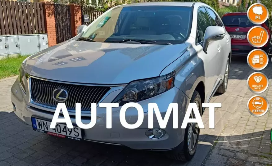 Lexus RX 450h Ambassador, 295 KM, Hybryda.4x4, skóra, NAVI, kamera, zdjęcie 1