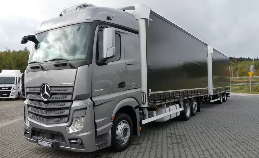 Mercedes ACTROS 2545 MP4 / EURO 6 / ZESTAW PRZESTRZENNY 7.70+7.70 / zdjęcie 