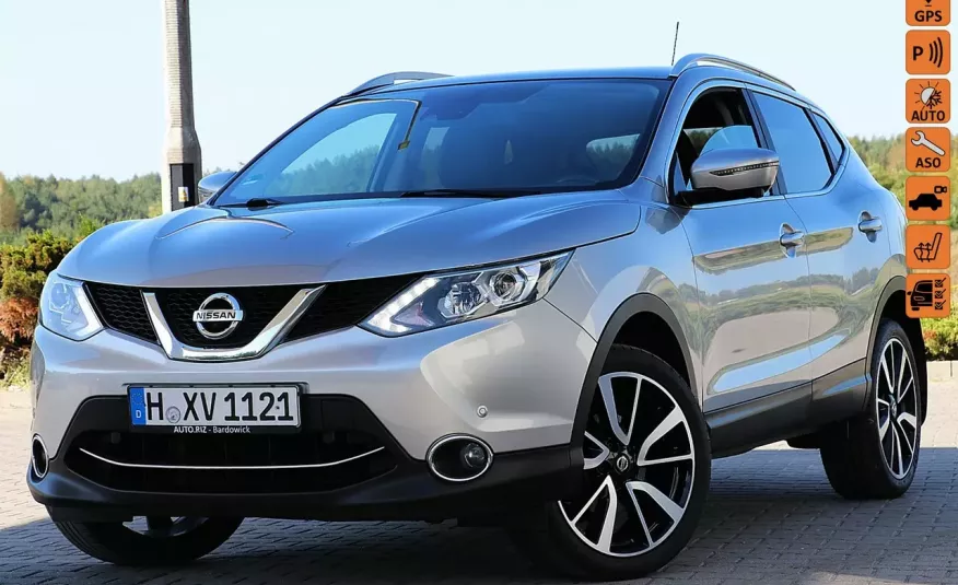Nissan Qashqai Kamery 360 Nawigacja Pół Skóry Panorama System Pasa Ledy Pdc Niemcy zdjęcie 