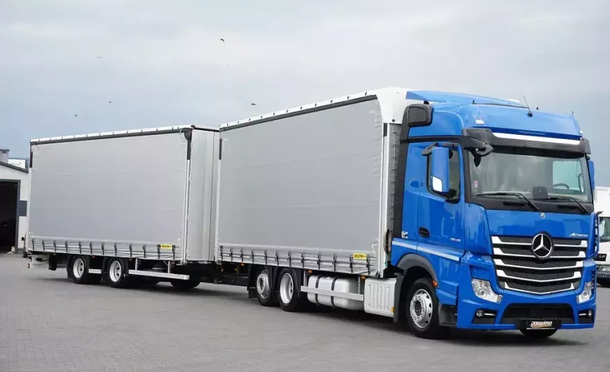 Mercedes ACTROS / 2545 / ACC / EURO 6 / ZESTAW PRZEJAZDOWY 120 m3 zdjęcie 