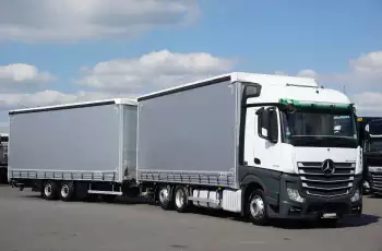 Mercedes ACTROS / 2542 / EURO 6 / ZESTAW PRZESTRZENNY 120 m3