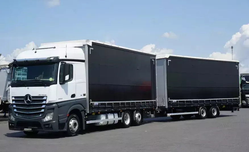 Mercedes ACTROS / 2542 / EURO 6 / ZESTAW PRZESTRZENNY 120 m3 zdjęcie 