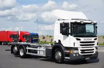 Scania P 400 / / 3 OSIE / DO ZABUDOWY / OŚ SKRĘTNA