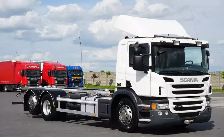 Scania P 400 / / 3 OSIE / DO ZABUDOWY / OŚ SKRĘTNA zdjęcie 