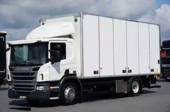 Scania / P 250 / EURO 6 / IZOTERMA + WINDA / OTWIERANY BOK