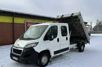 Peugeot Boxer 2.0 HDi 130KM / Wywrotka 3-stronna / Doka 7-osób / Salon PL I-właścici