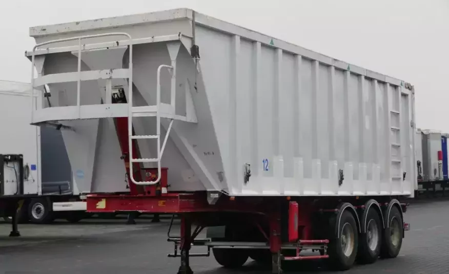 General Trailers BENALU / WYWROTKA - 46 M3 / CAŁA ALUMINIOWA / OS PODNOSZONA zdjęcie 