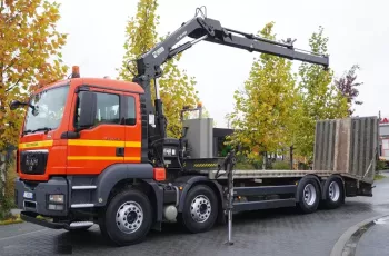MAN TGS 35.360EEV 8×2 / HDS HIAB XS 166 HIDUO / Laweta