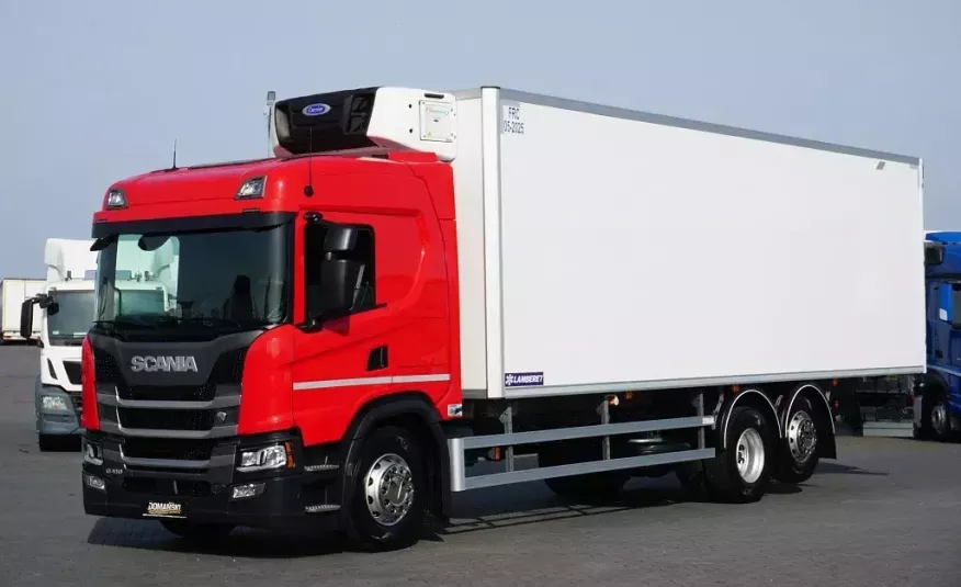 Scania G 410 / EURO 6 / CHŁODNIA / 22 PALETY / OŚ SKRĘTNA / RETARDER zdjęcie 