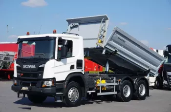 Scania P410 / E 6 / WYWROTKA / 6 X 4 / HYDROBURTA