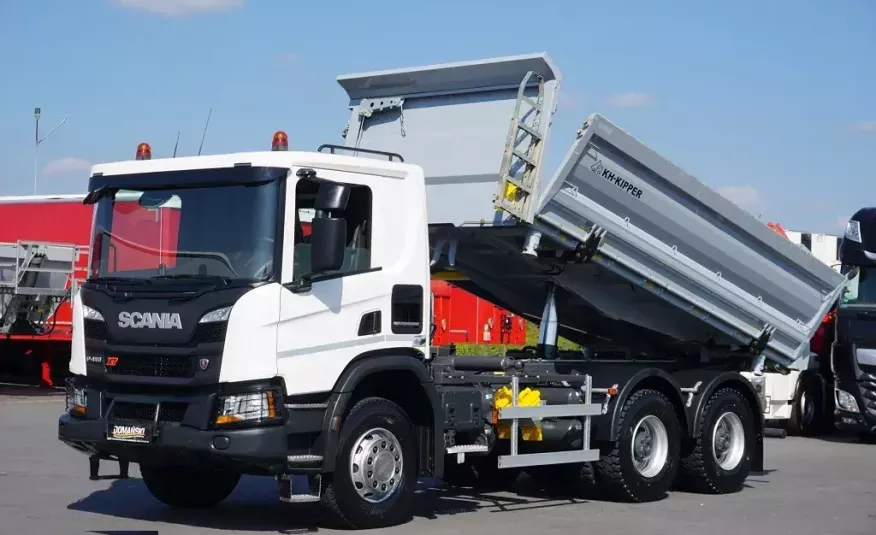 Scania P410 / E 6 / WYWROTKA / 6 X 4 / HYDROBURTA zdjęcie 
